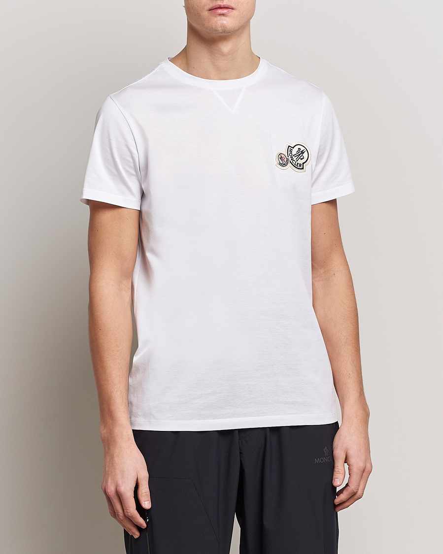 Homme | T-shirts | Moncler | Double Logo T-Shirt White
