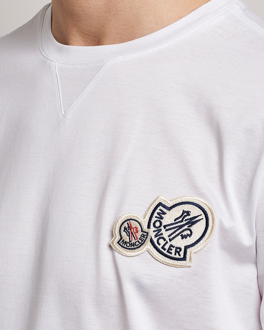 Homme | T-shirts | Moncler | Double Logo T-Shirt White