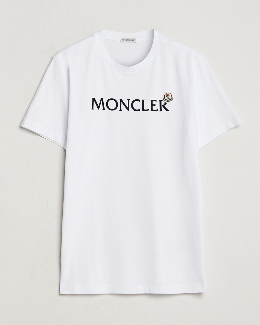 Homme | T-shirts | Moncler | Lettering T-Shirt White