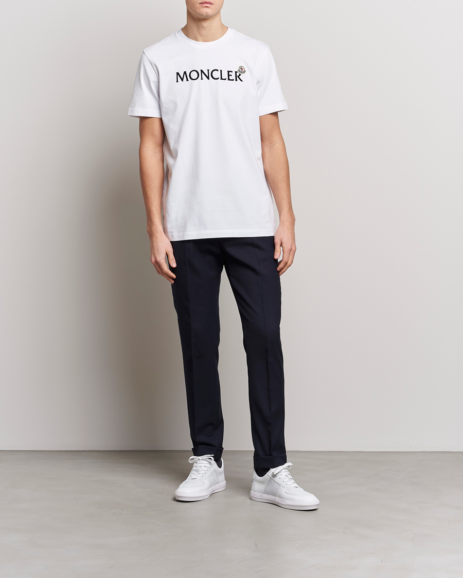 Homme | T-shirts | Moncler | Lettering T-Shirt White