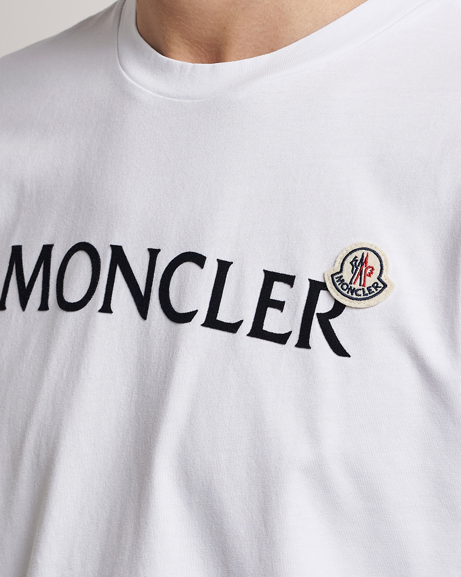 Homme | T-shirts | Moncler | Lettering T-Shirt White