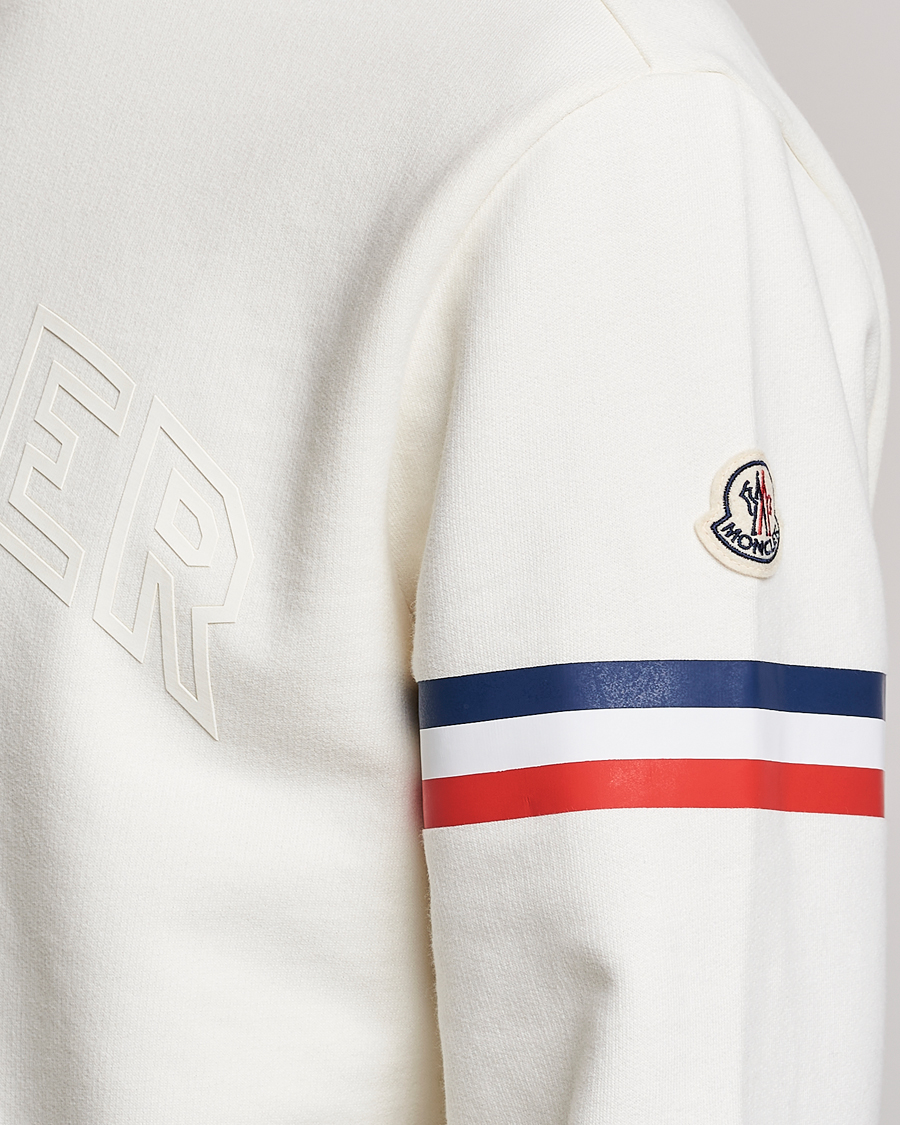 Homme | Pulls Et Tricots | Moncler | Armband Logo Sweatshirt White