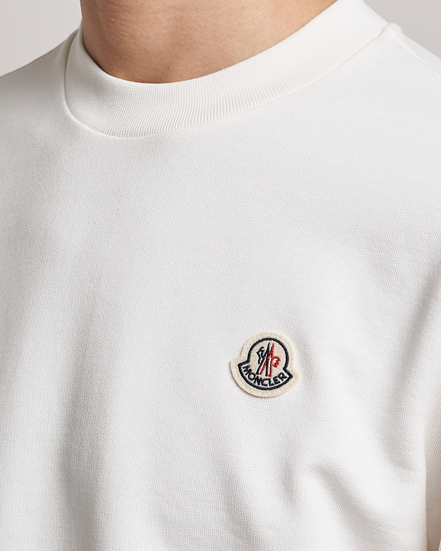 Homme | Pulls Et Tricots | Moncler | Logo Patch Sweatshirt White
