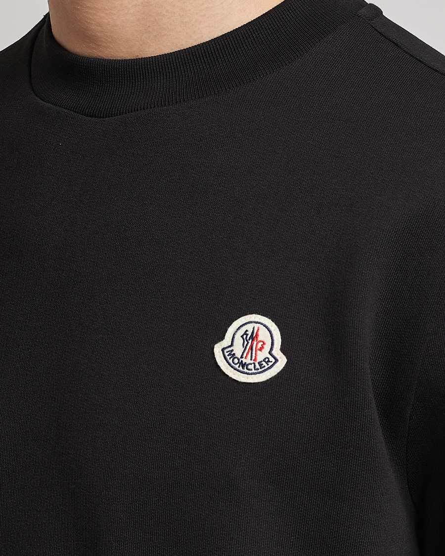Homme | Pulls Et Tricots | Moncler | Logo Patch Sweatshirt Black