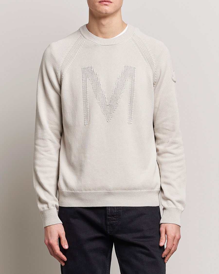 Homme | Pulls Et Tricots | Moncler | Embroidered Sweater Beige