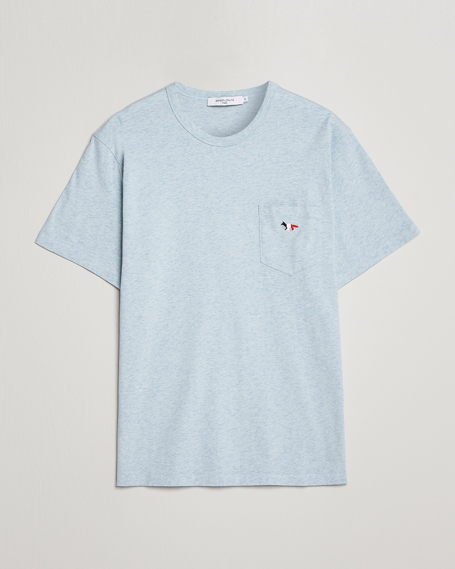 Homme | T-shirts | Maison Kitsuné | Tricolor Fox Tee Blue Haze