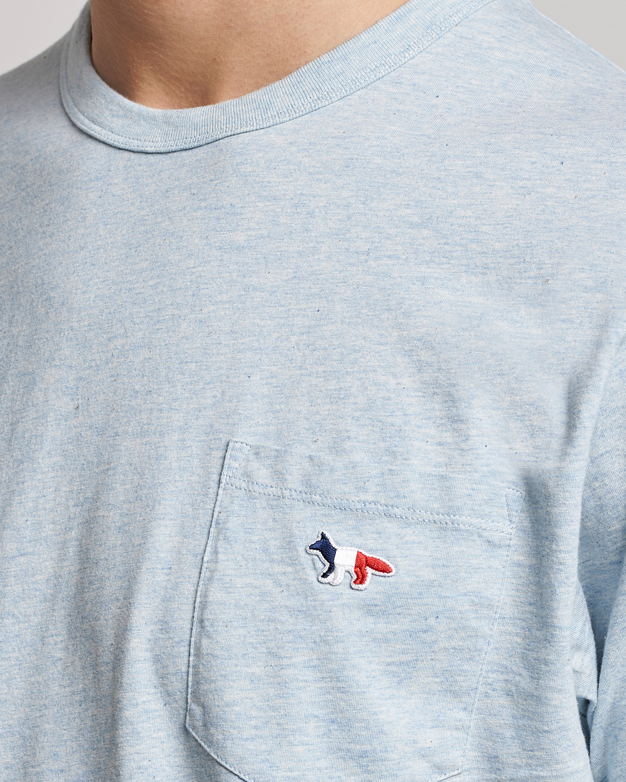 Homme | T-shirts | Maison Kitsuné | Tricolor Fox Tee Blue Haze