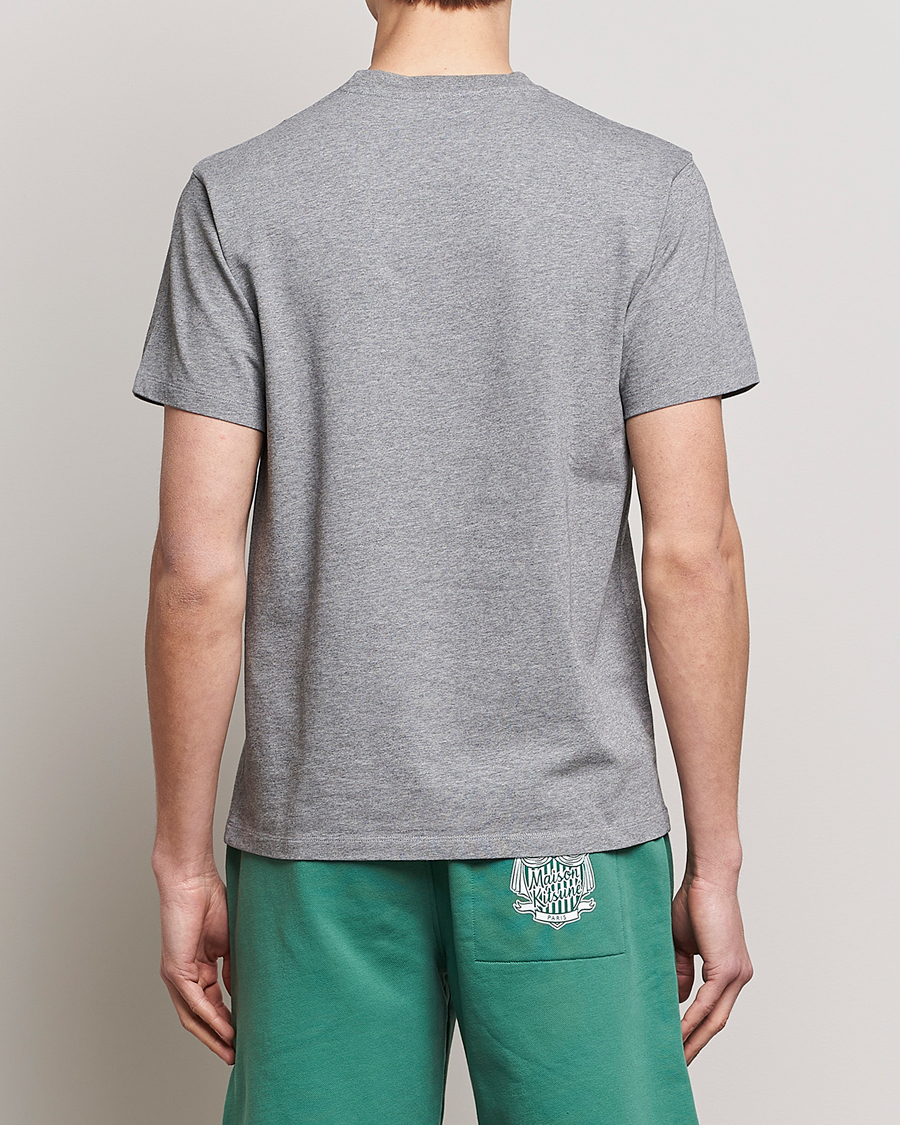 Homme | T-shirts | Maison Kitsuné | Mini Handwriting Tee Grey Melange