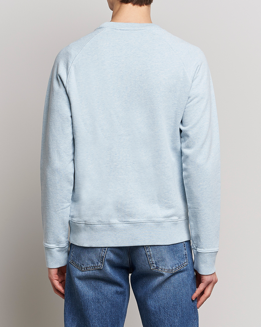 Homme | Pulls Et Tricots | Maison Kitsuné | Tricolor Fox Sweatshirt Blue Haze
