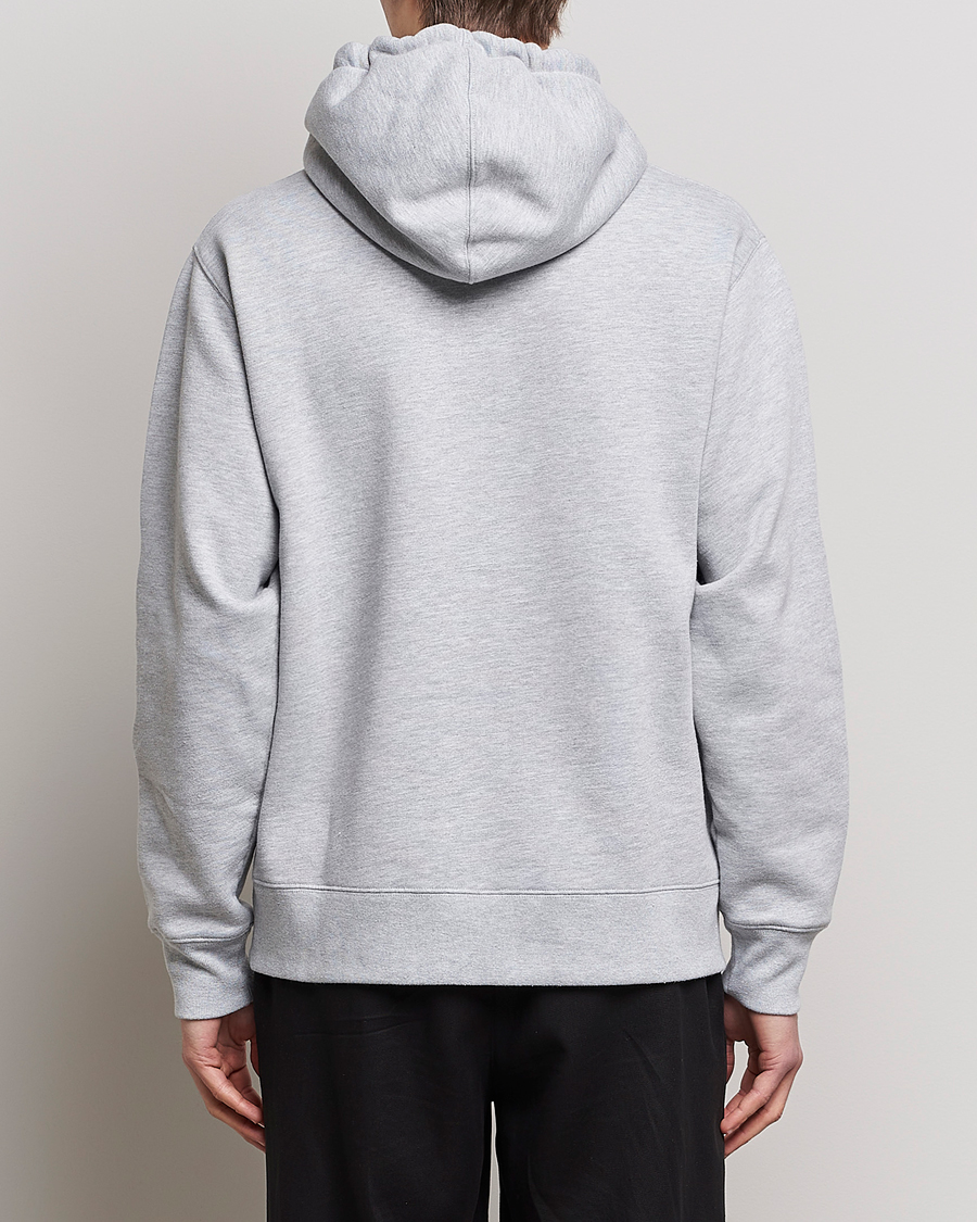 Homme | Pulls Et Tricots | Maison Kitsuné | Mini Handwriting Hoodie Light Grey Melange