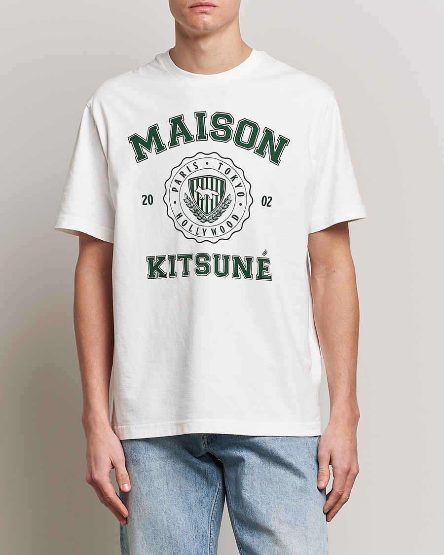 Homme | T-shirts | Maison Kitsuné | Varsity Comfort Tee Off White