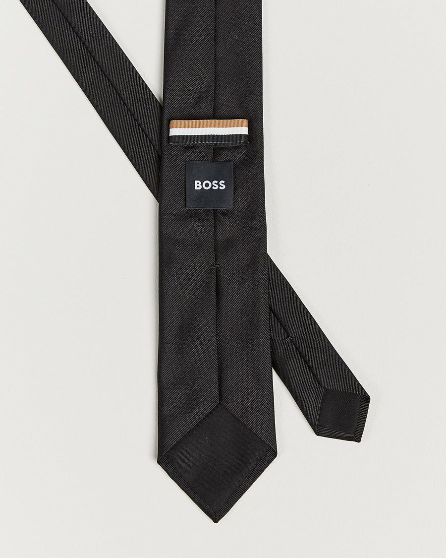 Homme | Silk 7,5 cm Tie Black | BOSS BLACK | Silk 7,5 cm Tie Black