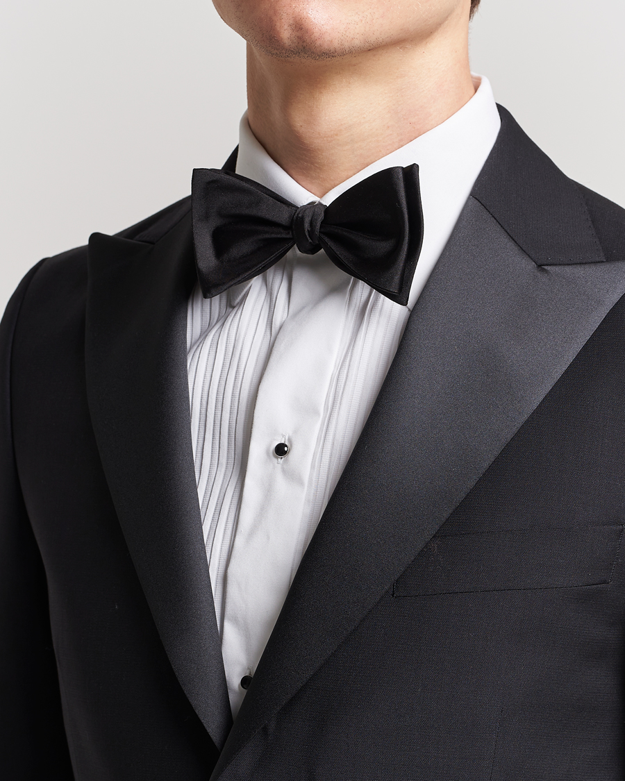 Homme | Silk Self Tie Black | BOSS BLACK | Silk Self Tie Black