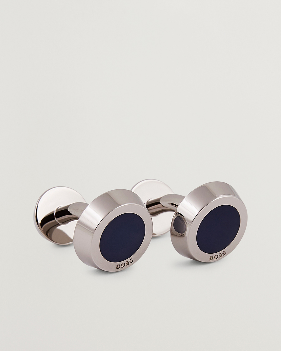 Homme | Simony Cufflink Navy | BOSS BLACK | Simony Cufflink Navy