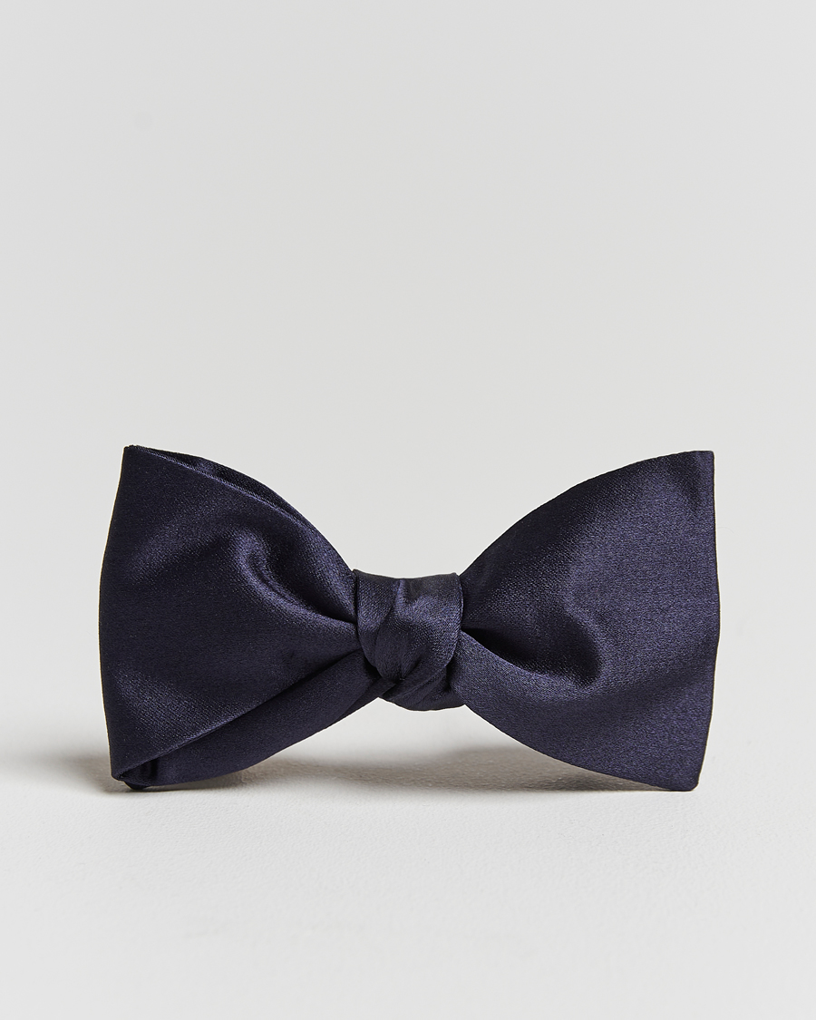 Homme | Amanda Christensen Self Tie Silk Ceremony Navy | Amanda Christensen | Self Tie Silk Ceremony Navy