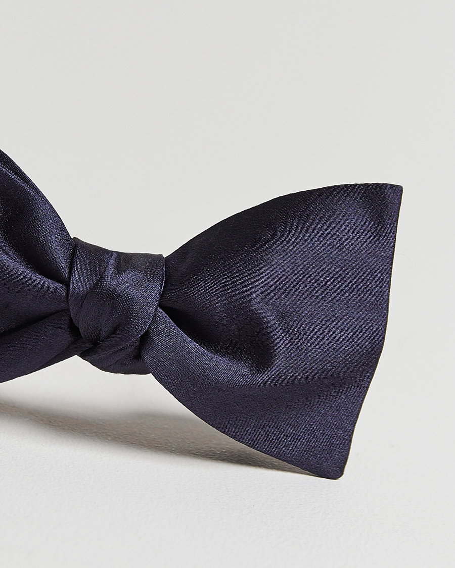 Homme | Nœuds Papillon | Amanda Christensen | Self Tie Silk Ceremony Navy