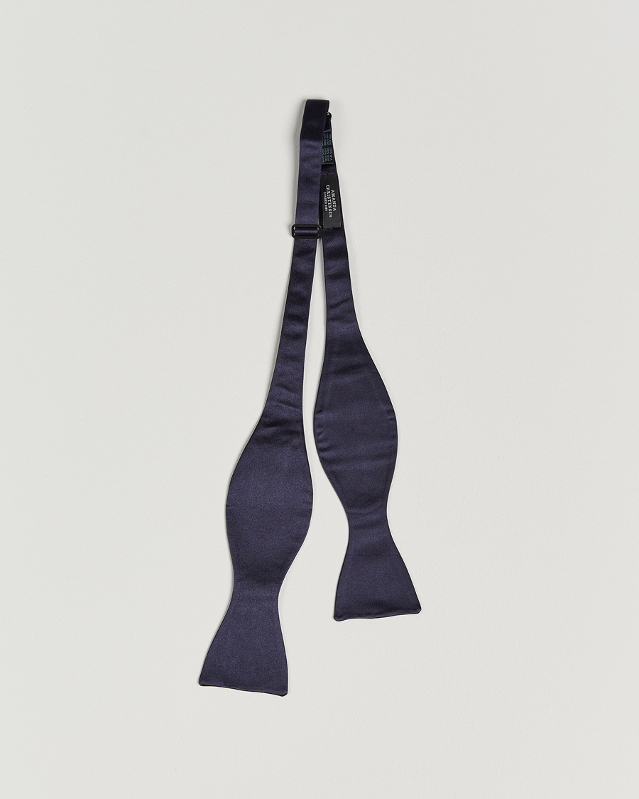Homme | Amanda Christensen Self Tie Silk Ceremony Navy | Amanda Christensen | Self Tie Silk Ceremony Navy
