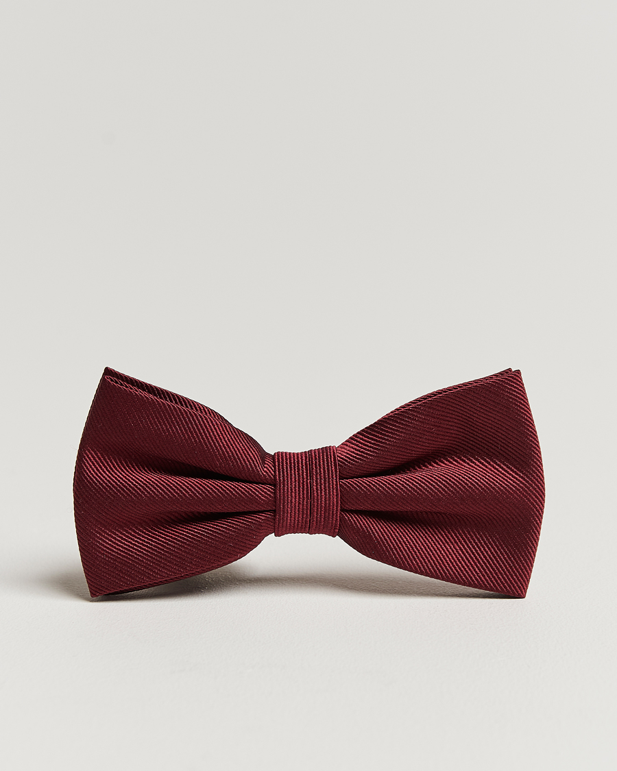 Homme | Nœuds Papillon | Amanda Christensen | Pre Tie Silk Bordeaux