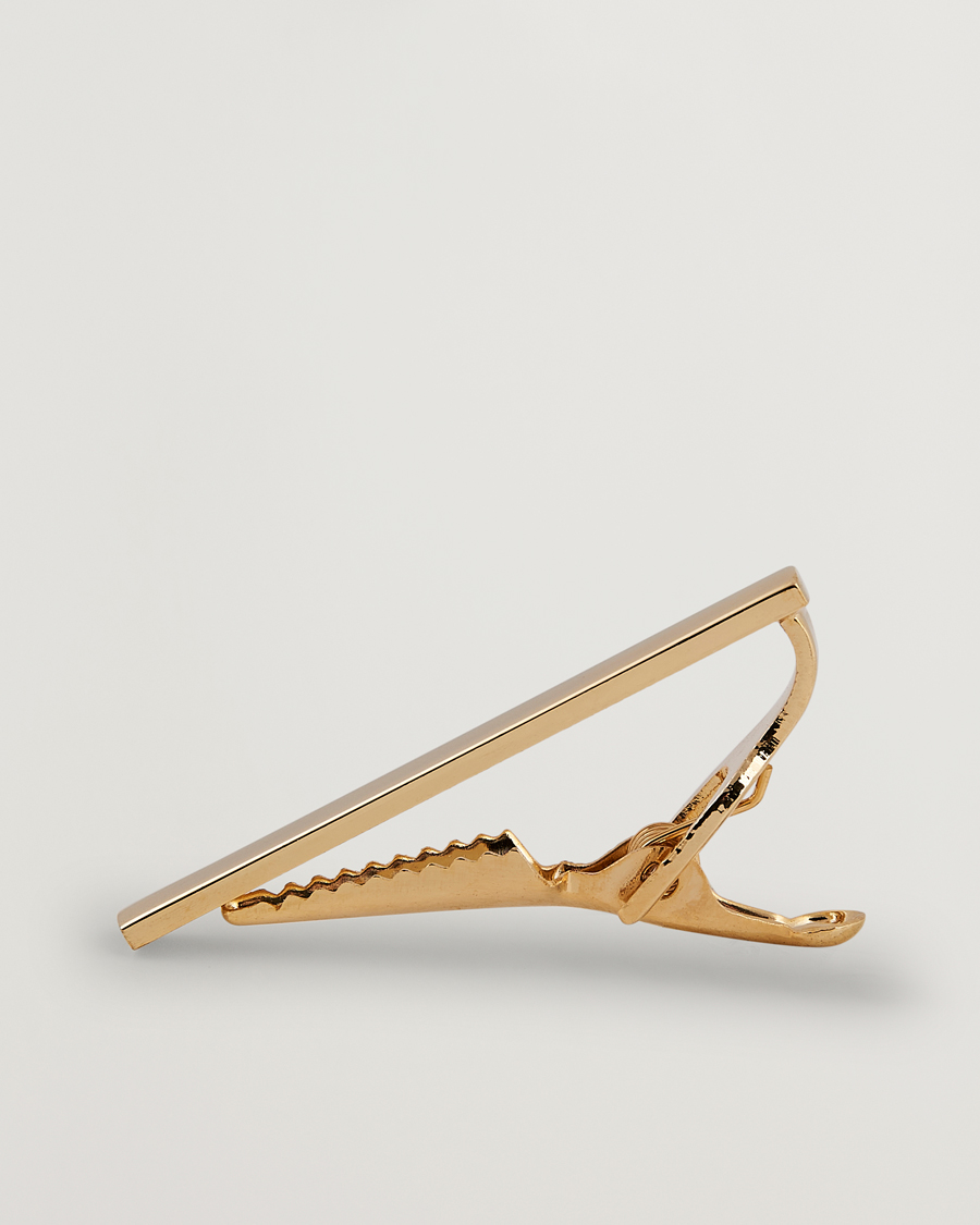 Homme | Cravates | Amanda Christensen | Tie Clip 4 cm Gold