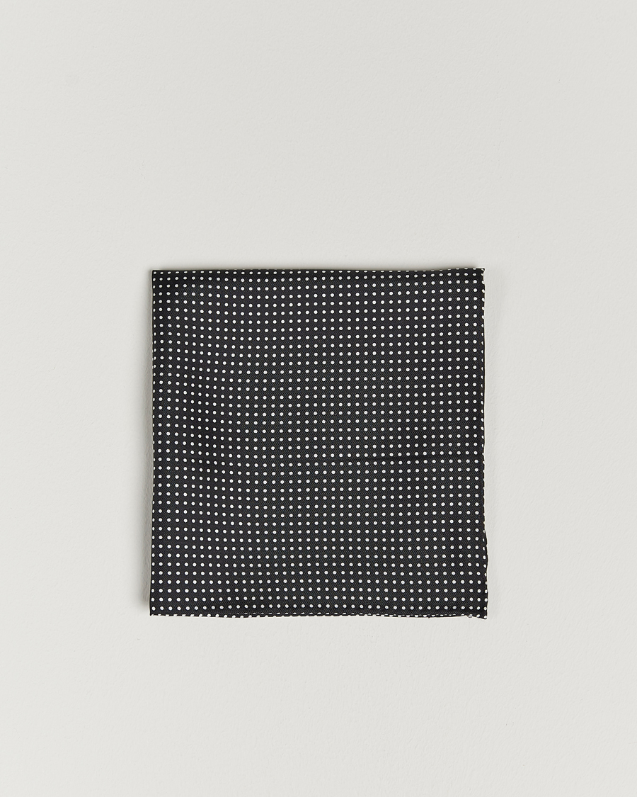 Homme | Amanda Christensen Handkerchief Dot Silk Black | Amanda Christensen | Handkerchief Dot Silk Black