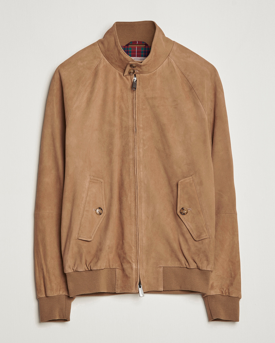 Homme | Manteaux Et Vestes | Baracuta | G9 Suede Jacket Tobacco