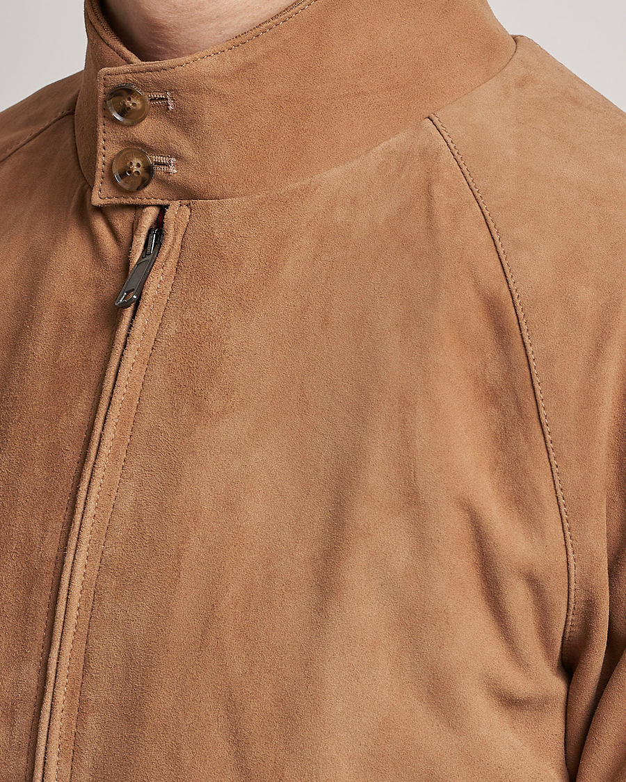 Homme | Manteaux Et Vestes | Baracuta | G9 Suede Jacket Tobacco