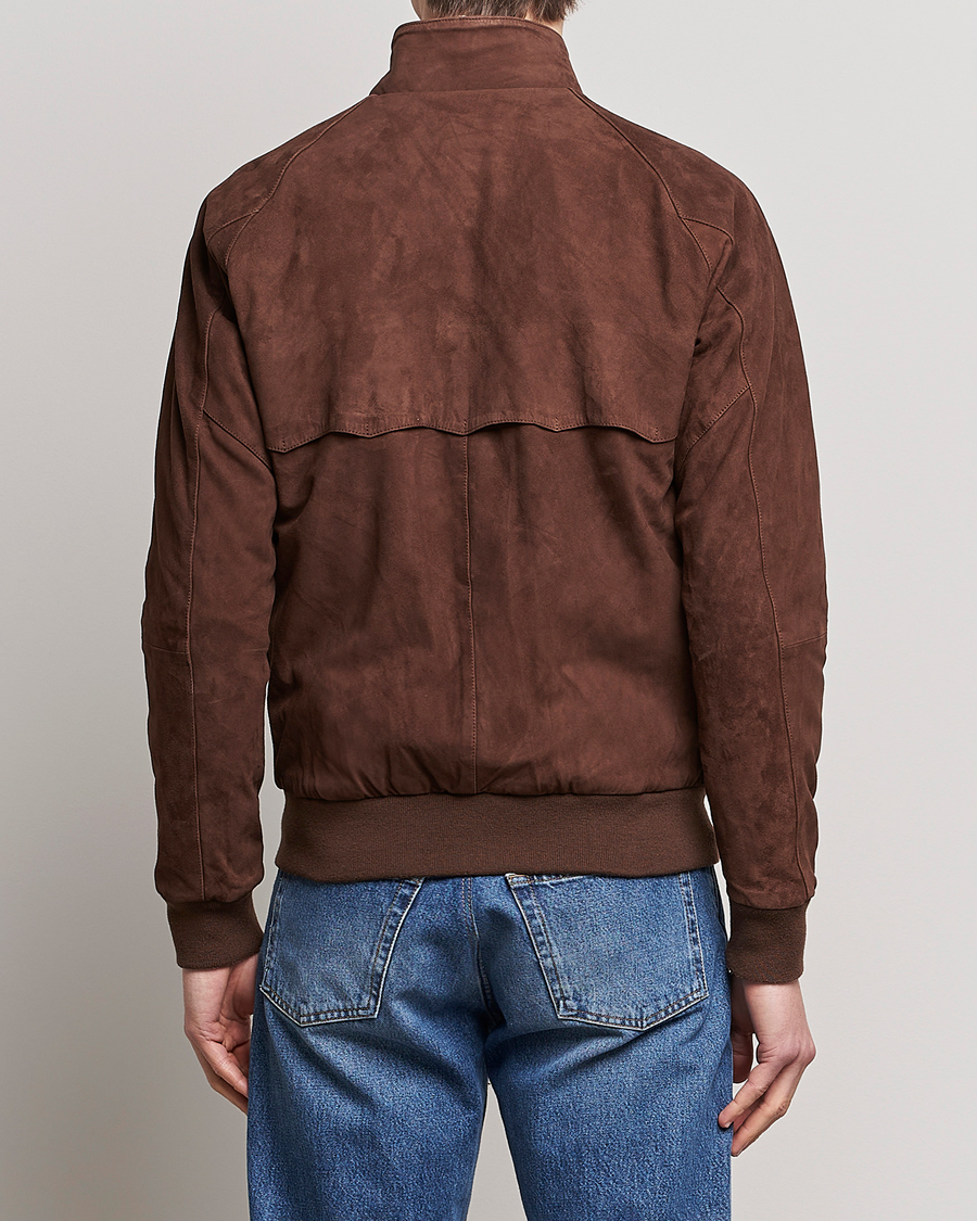 Homme | Manteaux Et Vestes | Baracuta | G9 Suede Jacket Chocolate