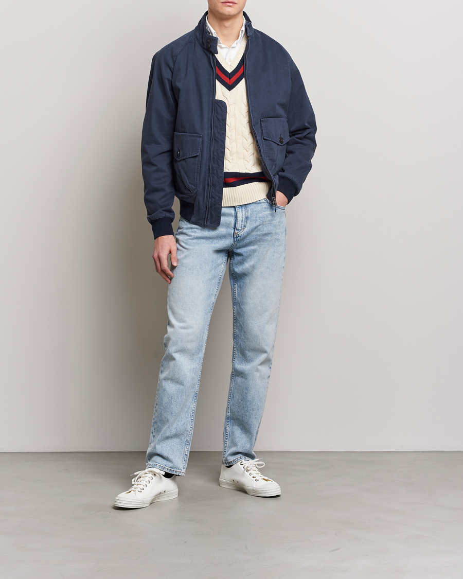 Homme | Manteaux Et Vestes | Baracuta | Authentic Fit Pocket G9 Gabardine Jacket Navy
