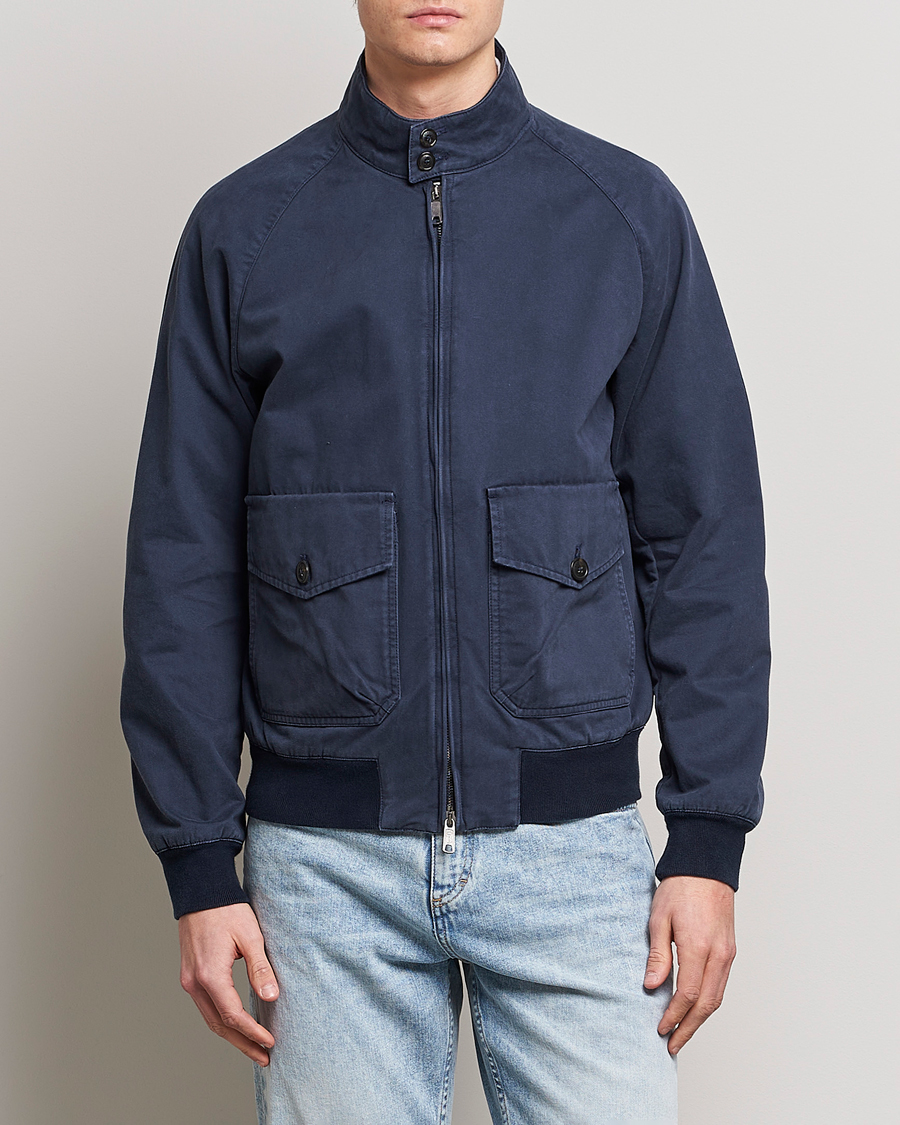 Homme | Manteaux Et Vestes | Baracuta | Authentic Fit Pocket G9 Gabardine Jacket Navy