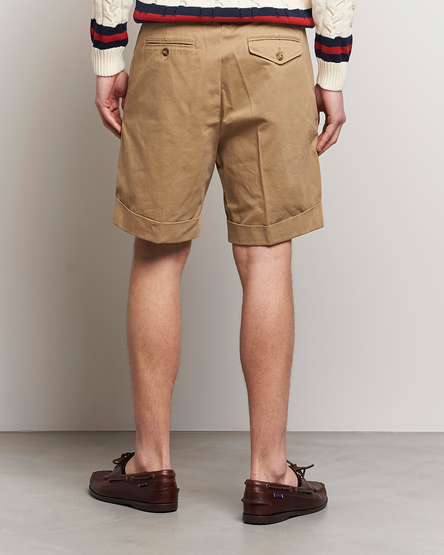 Homme | Shorts | Baracuta | Gabardine Chino Shorts Tan