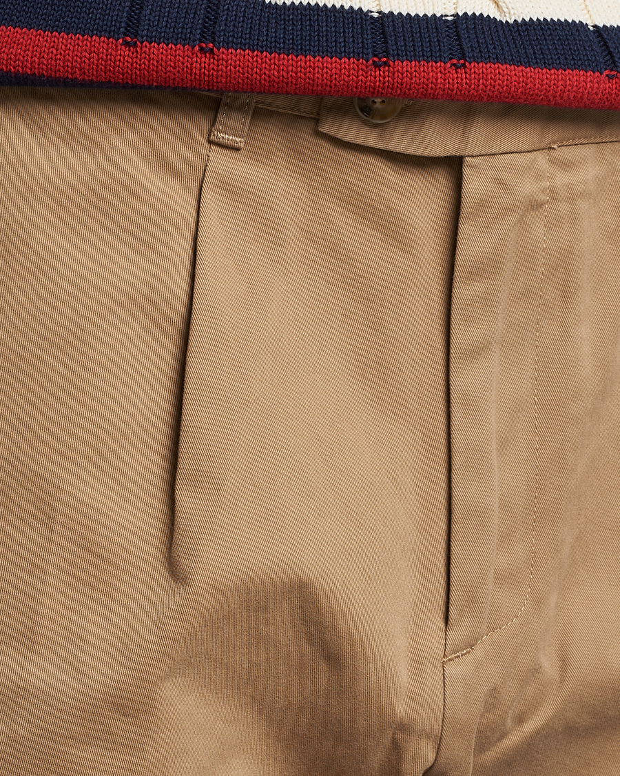 Homme | Shorts | Baracuta | Gabardine Chino Shorts Tan