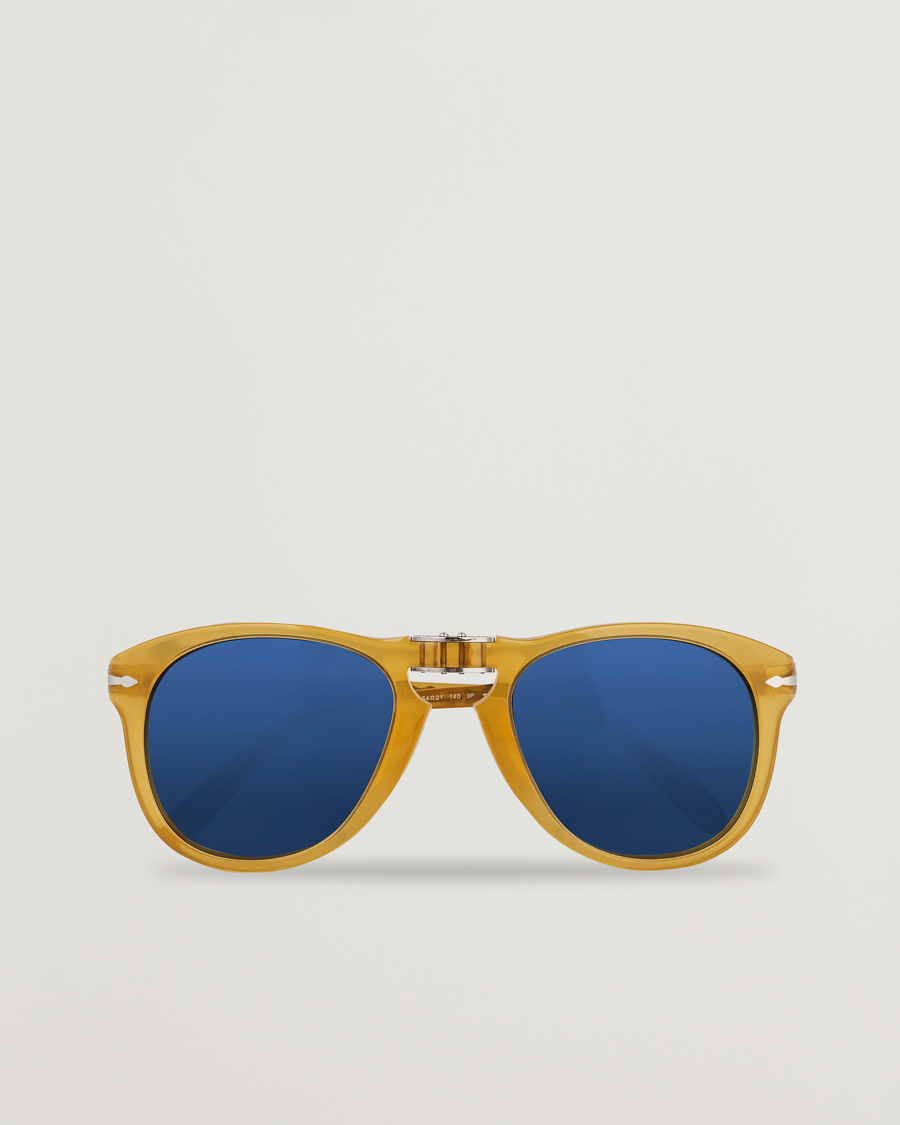 Homme | Persol 0PO0714 Steve McQueen Sunglasses Opal Yellow | Persol | 0PO0714 Steve McQueen Sunglasses Opal Yellow