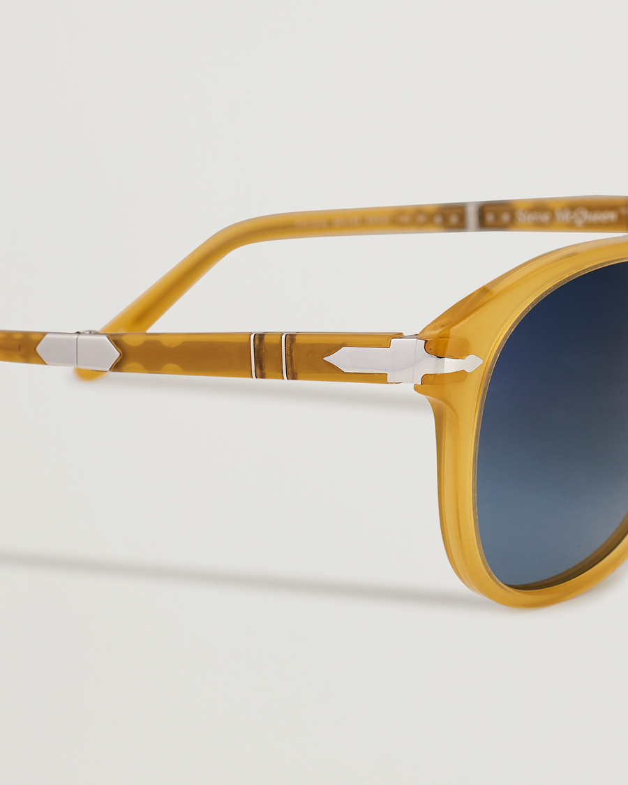 Homme | Persol 0PO0714 Steve McQueen Sunglasses Opal Yellow | Persol | 0PO0714 Steve McQueen Sunglasses Opal Yellow