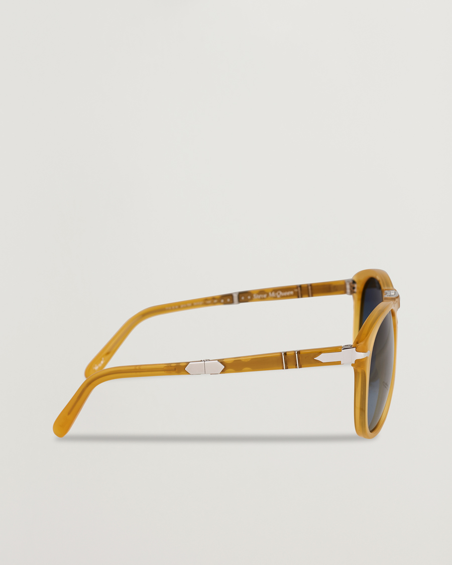Homme | Persol 0PO0714 Steve McQueen Sunglasses Opal Yellow | Persol | 0PO0714 Steve McQueen Sunglasses Opal Yellow