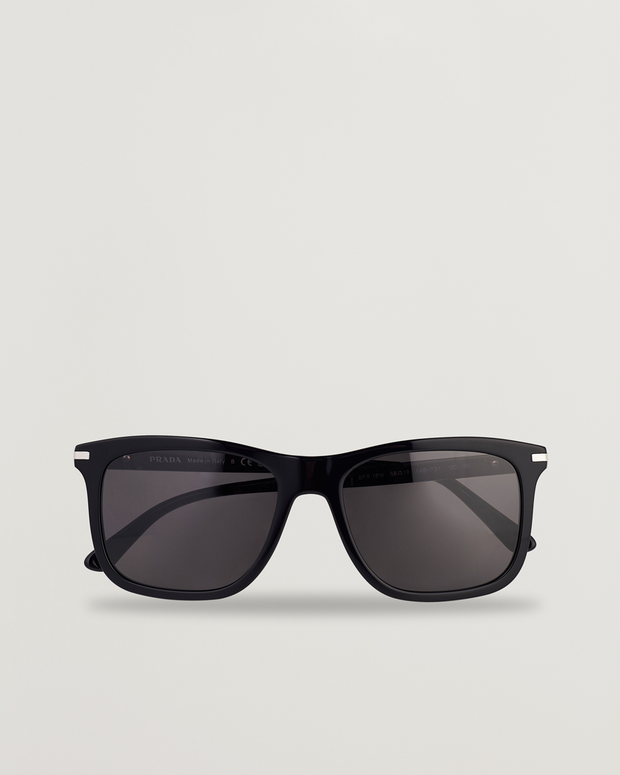 Homme | Prada Eyewear 0PR 18WS Sunglasses Black | Prada Eyewear | 0PR 18WS Sunglasses Black