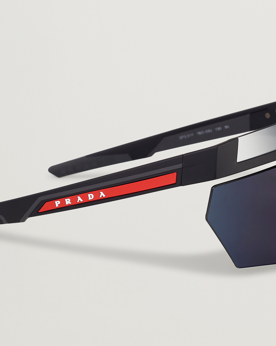 Homme | Prada Linea Rossa 0PS 01YS Sunglasses Black | Prada Linea Rossa | 0PS 01YS Sunglasses Black