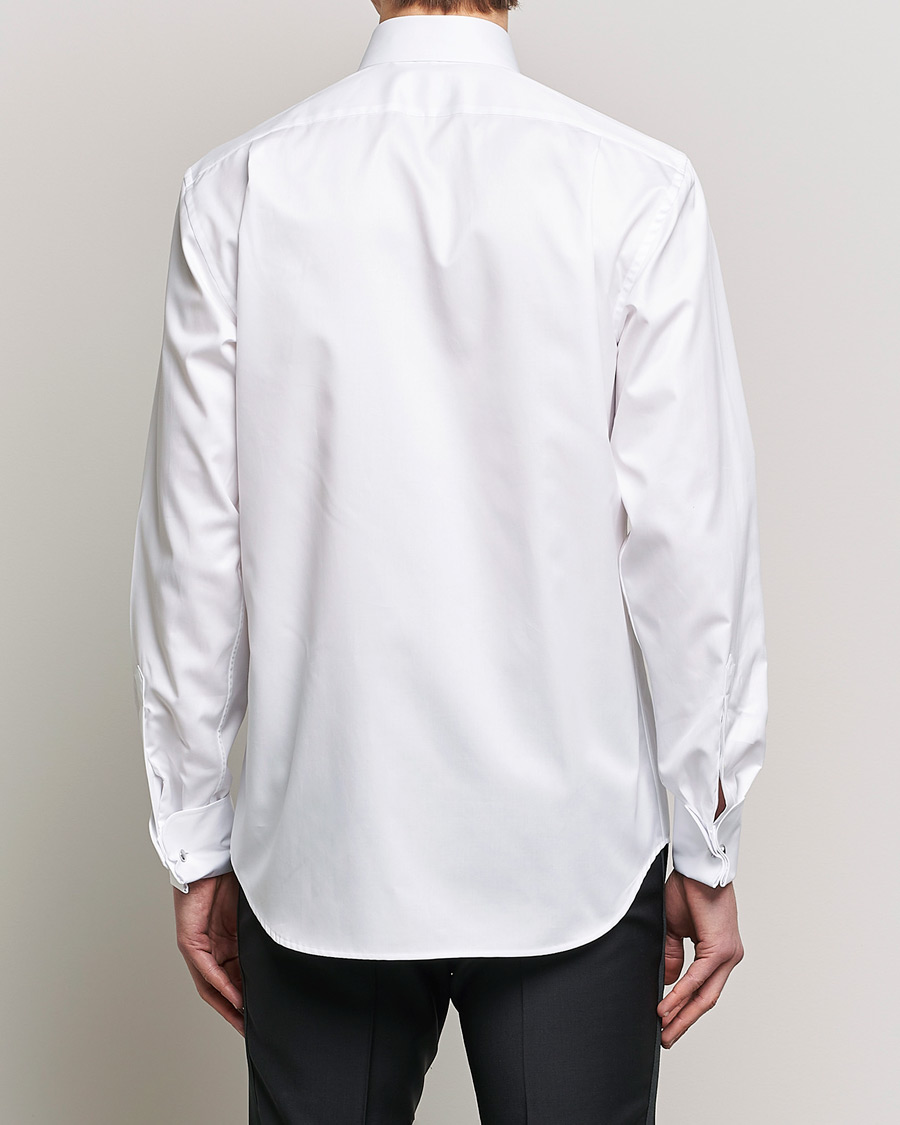 Homme | Chemises | Stenströms | Fitted Body Open Smoking Shirt White