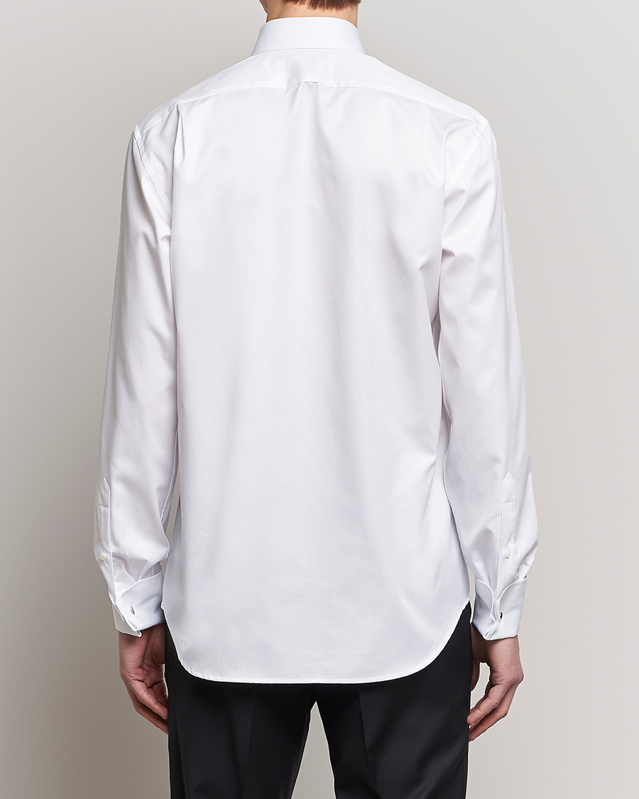 Homme | Chemises | Stenströms | Fitted Body Smoking Shirt White