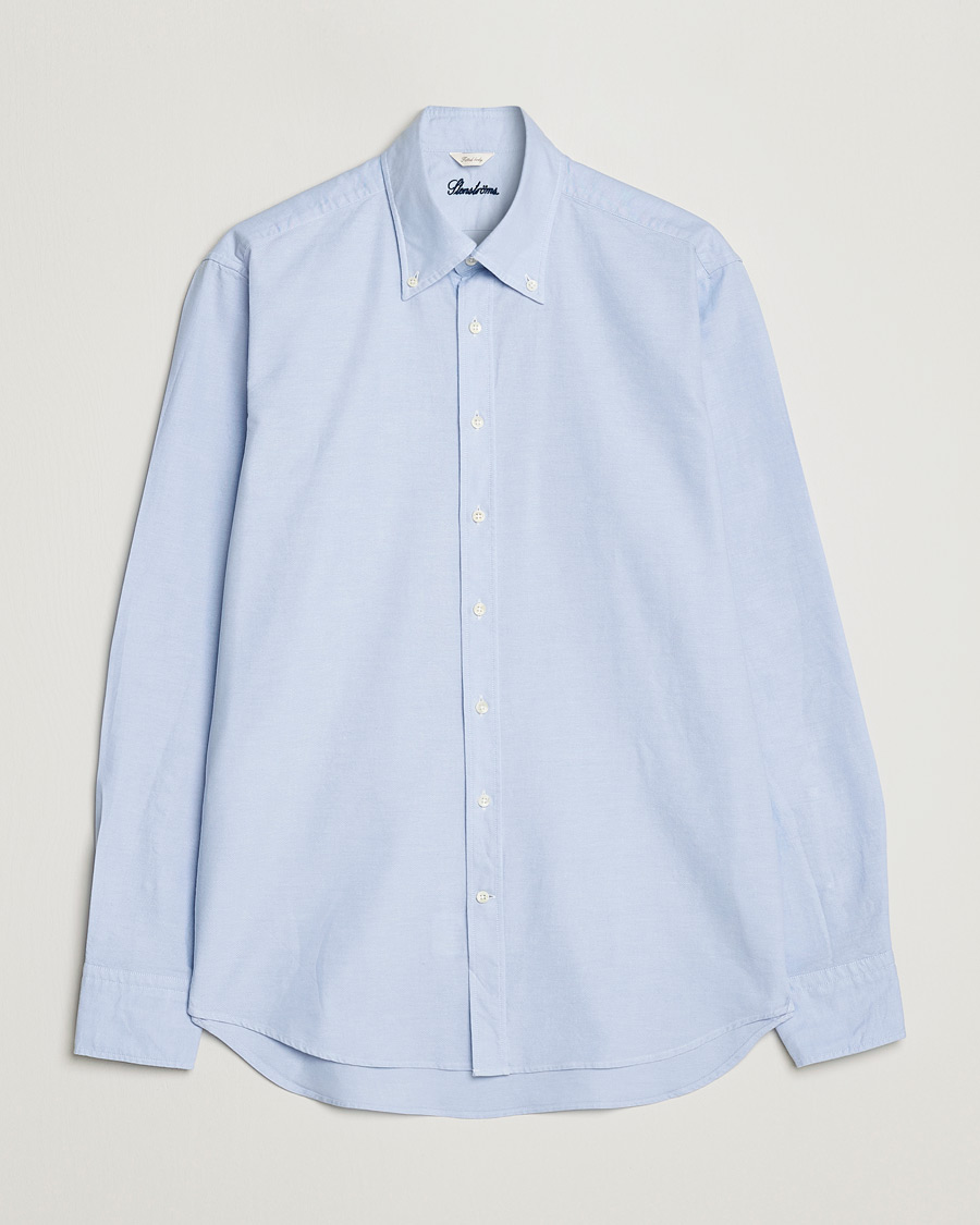 Homme | Chemises | Stenströms | Fitted Body Oxford Shirt Light Blue