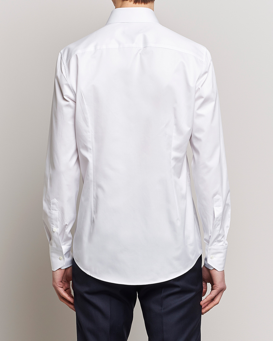 Homme | Chemises | Stenströms | Slimline Kent Collar Shirt White