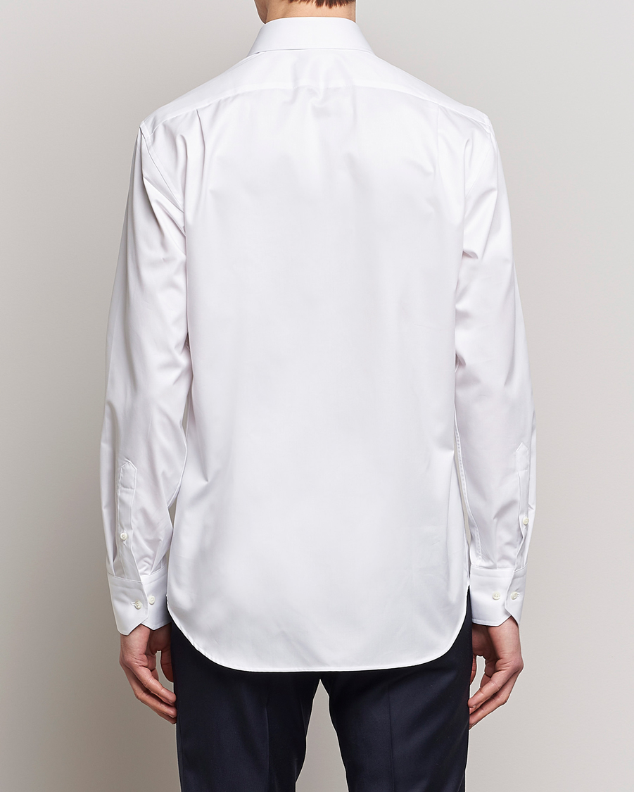 Homme | Chemises | Stenströms | Fitted Body Kent Collar Shirt White