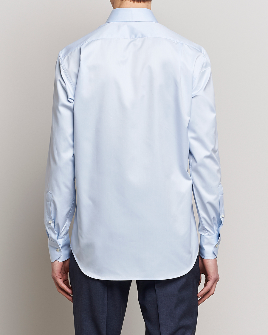 Homme | Chemises | Stenströms | Fitted Body Kent Collar Shirt Light Blue