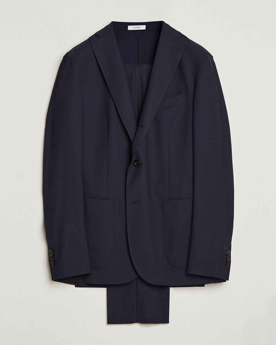 Homme | Costumes | Boglioli | K Jacket Wool Suit Navy