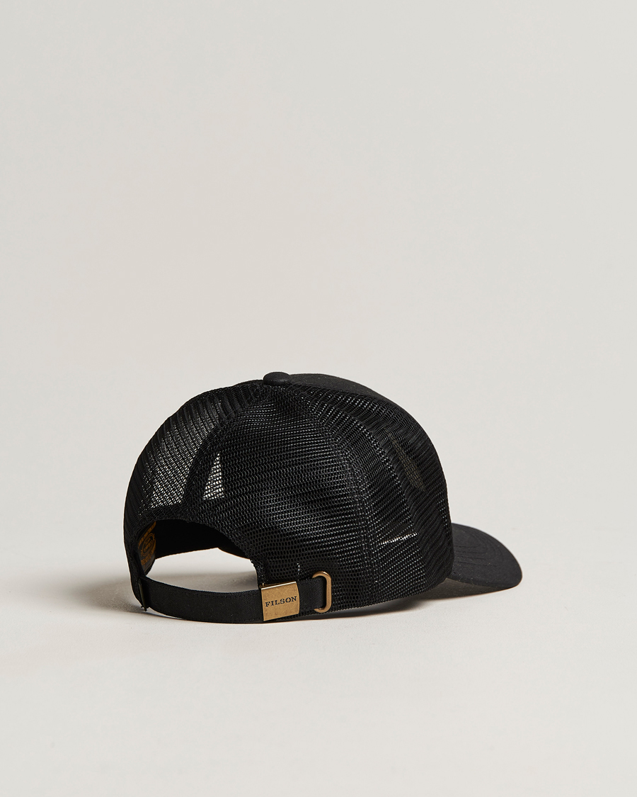 Homme | Filson Logger Mesh Cap Black | Filson | Logger Mesh Cap Black