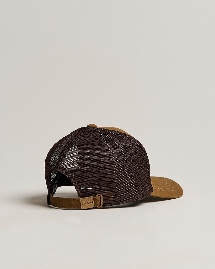 Homme | Filson Logger Mesh Cap Dark Tan | Filson | Logger Mesh Cap Dark Tan