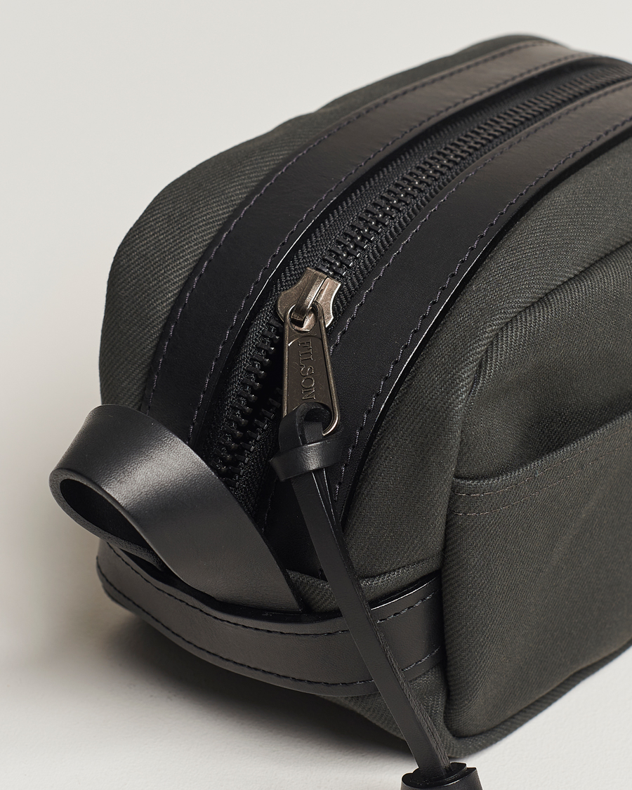 Homme | Filson Rugged Twill Travel Kit Faded Black | Filson | Rugged Twill Travel Kit Faded Black
