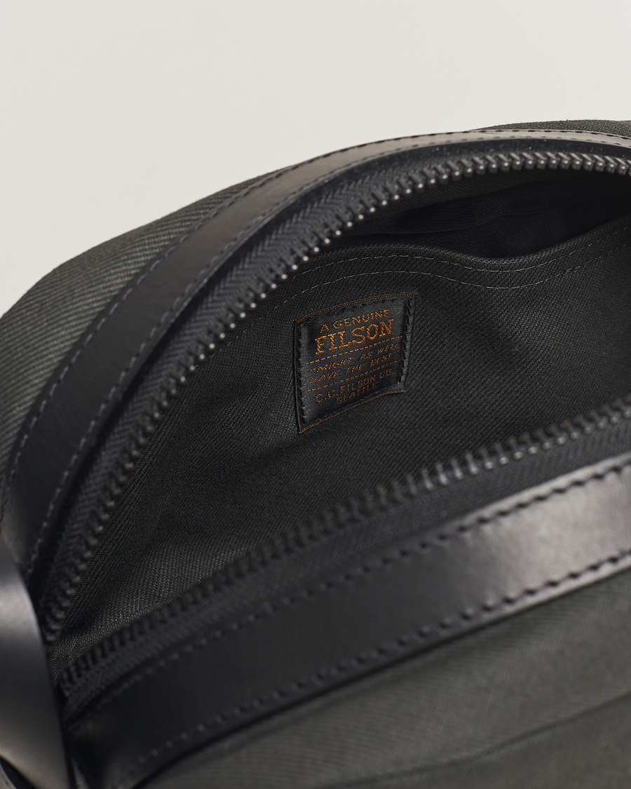 Homme | Filson Rugged Twill Travel Kit Faded Black | Filson | Rugged Twill Travel Kit Faded Black