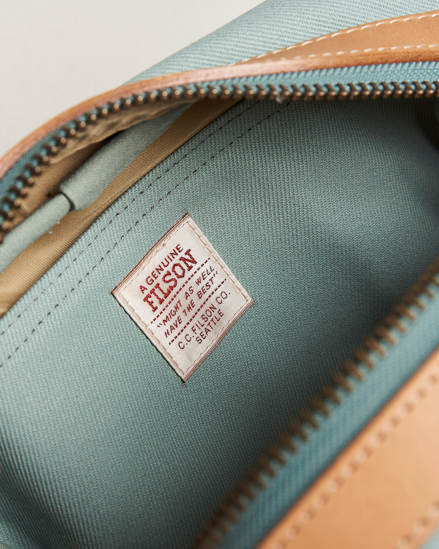 Homme | Filson Rugged Twill Travel Kit Lake Green | Filson | Rugged Twill Travel Kit Lake Green