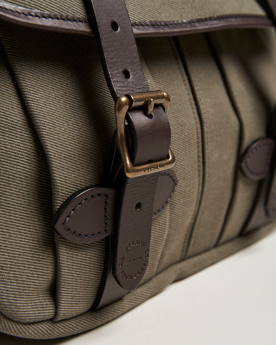 Homme | Filson Rugged Twill Medium Field Bag Otter Green | Filson | Rugged Twill Medium Field Bag Otter Green