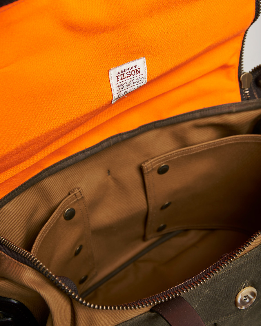 Homme | Filson Heritage Sportsman Bag Tan/Otter Green | Filson | Heritage Sportsman Bag Tan/Otter Green